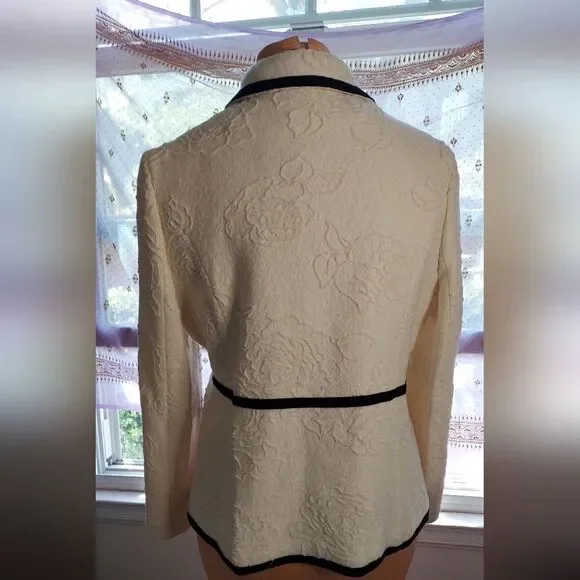 NWT Private CollectionJacket/Blazer White & Black Size See Below